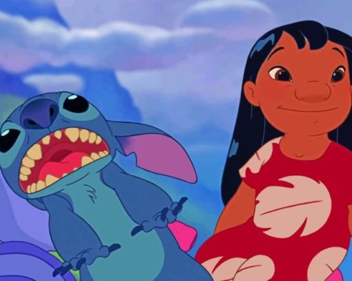 Lilo And Stitch painting by numbers
