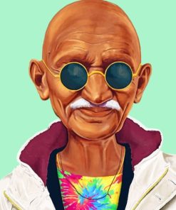 Mahatma Gandhi paint by numbers