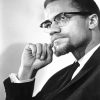 Malcolm X Black And White paint by numbers
