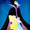 Maleficent Sleeping Beauty paint by numbers