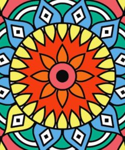 Mandala's Art paint by numbers