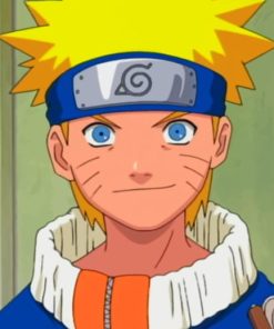 Naruto Uzumaki Smiling paint by numbers