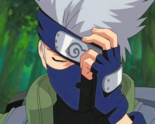Kakashi From Naruto paint by numbers
