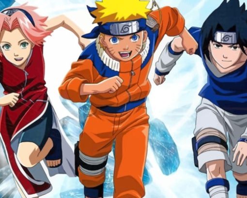 Naruto Anime Heroes paint by numbers