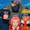 Naruto Team painting by numbers