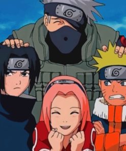 Naruto Team painting by numbers