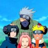 Naruto Team 7 paint by numbers