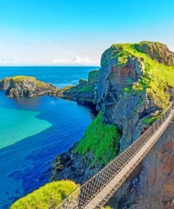 National Trust Carrick-A-Rede painting by numbers