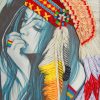 Native American Modern Art painting by numbers