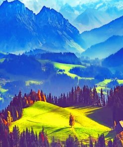 Nature Scenery paint by numbers