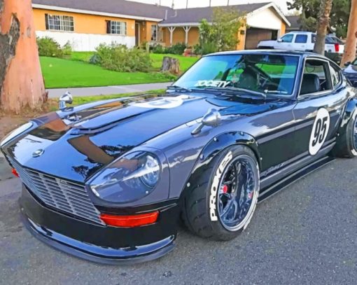 Costumed Nissan Fairlady paint by numbers