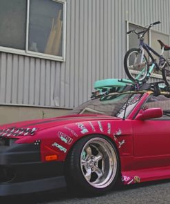 BMX On Nissan Silvia paint by numbers