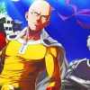 Saitama From One Punch Man paint by numbers