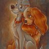 Lady And The Tramp painting by numbers