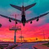 Pastel Airplane Aesthetic painting by numbers