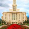 Payson Utah Temple paint by numbers