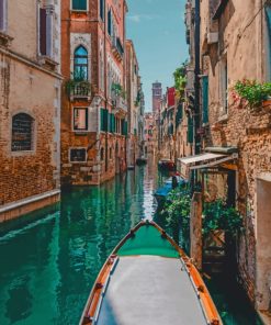 Italian Blue Canal paint by numbers