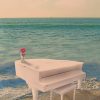 Piano On The Beach painting by numbers