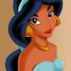 Beautiful Princess Jasmine painting by numbers