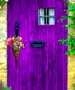 Purple Door painting by numbers