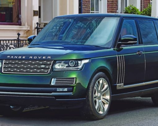 Range Rover In The Street paint by numbers