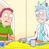 Rick Sanchez And Jerry paint by numbers