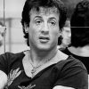 Rocky Balboa Black And White paint by numbers