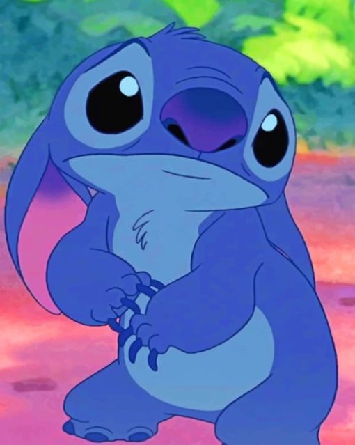 Sad Stitch paint by numbers