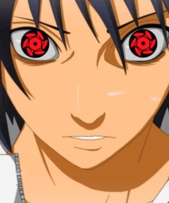 Sasuke With Sharingan Eyes paint by numbers