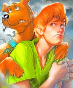 Scooby Doo And Shaggy paint by numbers