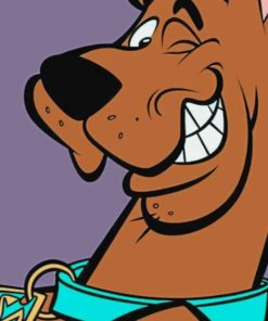 Scooby Doo Cartoon painting by numbers