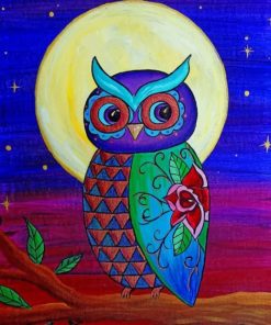 Beautiful Painting Of Owl Beautiful Painting Of Owl painting by numbers