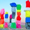 Seven Magic Mountains Las Vegas paint by numbers