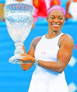 Sloane Stephens Tennis Player paint by numbers
