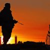 Soldier's Silhouette paint by numbers