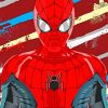 Spider Man painting by numbers