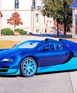 Sport Bugatti painting by numbers