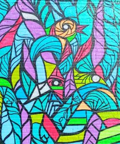 Colorful Street Art Graffiti paint by numbers