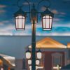 Street Lamps At Evening paint by numbers