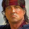 Sylvester Stallone painting by numbers