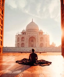 Taj Mahal India painting by numbers