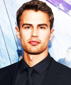 Theo James painting by numbers