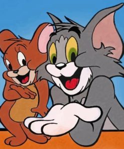 Tom And Jerry painting by numbers