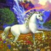 Unicorn In A Field paint by numbers