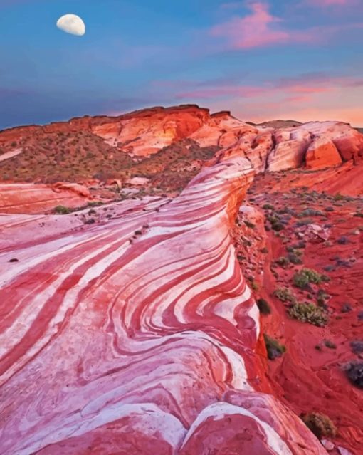 Valley Of Fire State Park painting by numbers