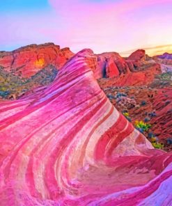 Valley Of Fire State Park Sunset paint by numbers