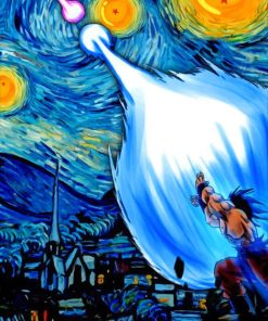 Van Gogh Dragon Ball painting by numbers