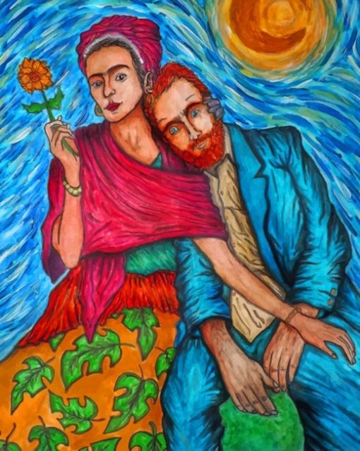 Van Gogh And Frida Khalo paint by numbers