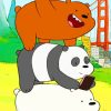 We Bare Bears paint by numbers