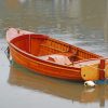 Wooden Boat In Water painting by numbers